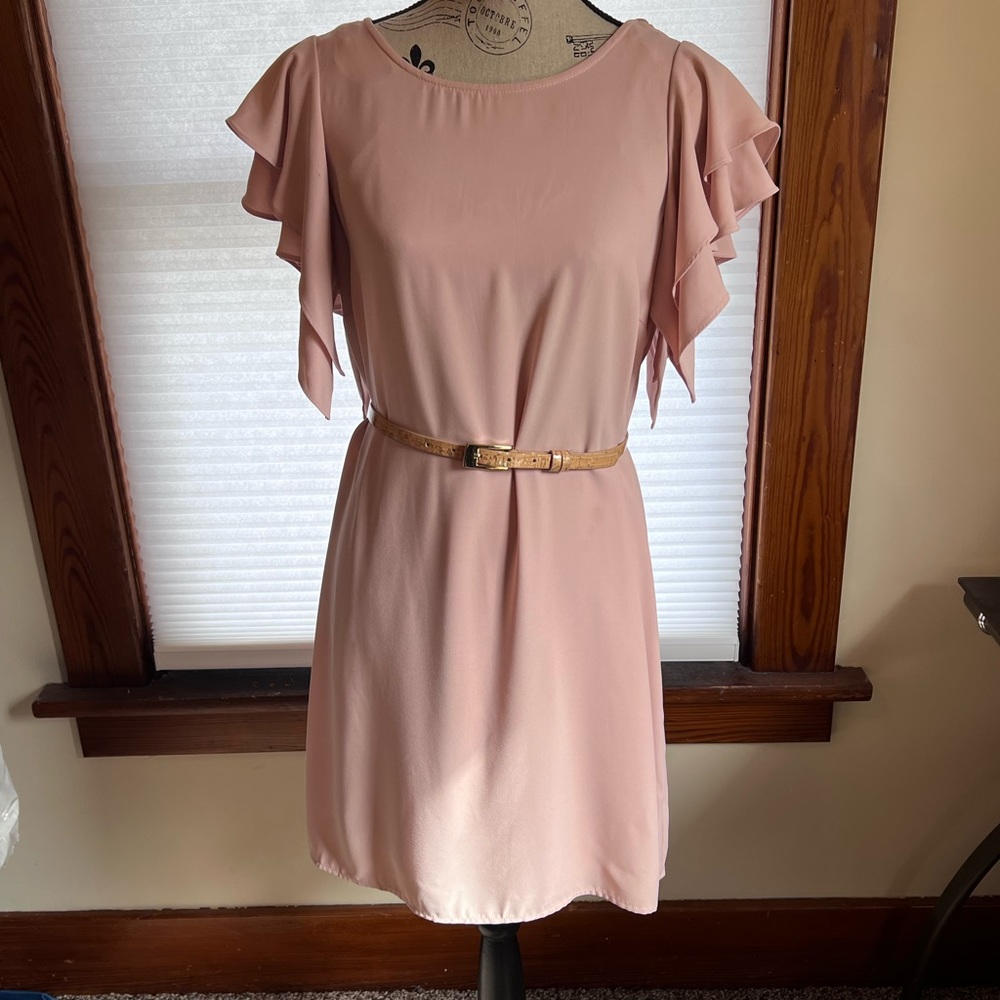 Blush pink dress size small